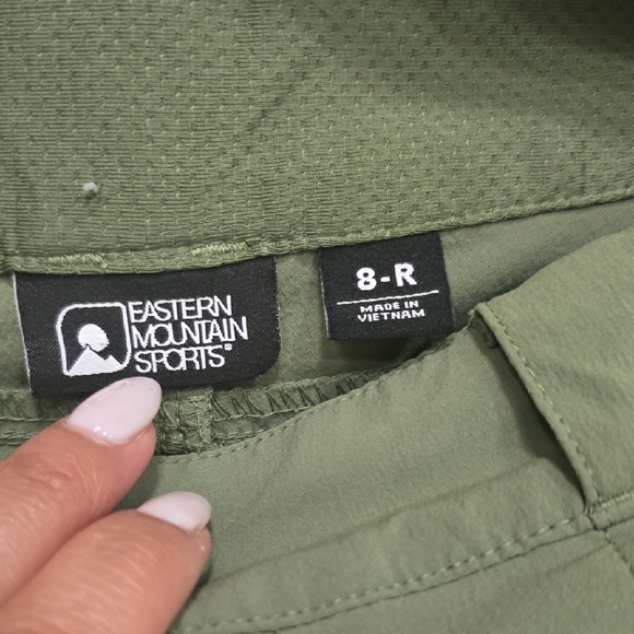Eastern Mountain Sports (EMS) hiking pants, olive green, 8R, Preowned - Picture 3 of 16